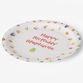 フルーツをテーマにした ペーパープレート (アングル)