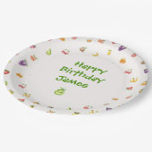 フルーツをテーマにした ペーパープレート (アングル)