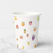 フルーツをテーマにした 紙コップ (右)