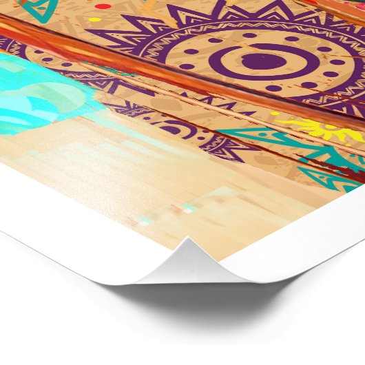 フルーツを手に入れるアフリカの新しい美女 フォトプリント            (角)