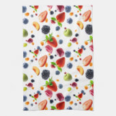 フルーツを混ぜる キッチンタオル (縦)