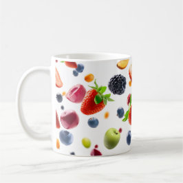 フルーツを混ぜる コーヒーマグカップ