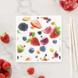 フルーツを混ぜる スタンダードランチョンナプキン