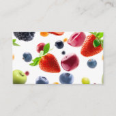 フルーツを混ぜる 名刺 (正面)