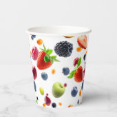 フルーツを混ぜる 紙コップ (裏面)