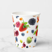 フルーツを混ぜる 紙コップ (正面)