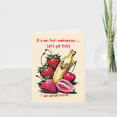 フルーツアニバーサリー結婚4thのカード カード (正面)