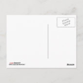 フルーツアメリカ国旗 ポストカード (裏面)