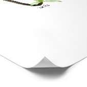 フルーツアルファベットキッズABCナーゼフードテーマ ポスター (角)