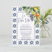 フルーツイタリアンタイルラドルチェヴィータブライダルシャワー 招待状 (スタンド正面)