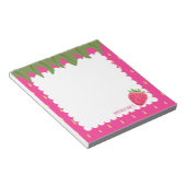 フルーツイチゴ ノートパッド (アングル)