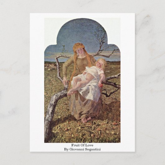 フルーツオブラブズバイジョバンニセガンティーニ ポストカード (正面)