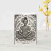 フルーツオブラブBAPバレリーナ カード (黄色い花)