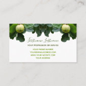 フルーツオーガニック生鮮食品配送メロン自転車ベル 名刺 (裏面)