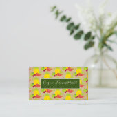 フルーツオーガニック農家市場新鮮野菜 名刺 (スタンド正面)