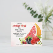 フルーツカクテルパーティー 招待状 (スタンド正面)