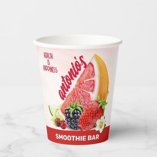 フルーツカクテルパーティー 紙コップ (正面)