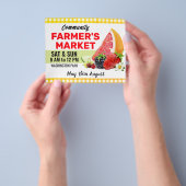 フルーツカクテルファーマーズマーケットフライヤー チラシ (手)