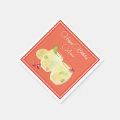 フルーツカクテル ハッピー バースデー ペーパーナプキン スタンダードカクテルナプキン (角)