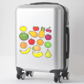 フルーツカスタムの束に付いたビニールのシール シール (スーツケース)