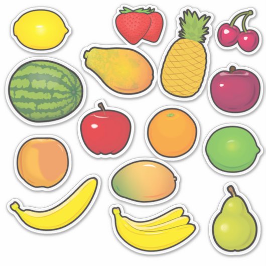 フルーツカスタムの束に付いたビニールのシール シール (正面)