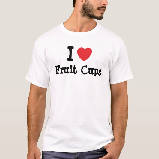 フルーツカップハートTシャツ Tシャツ (正面)