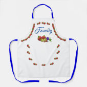 フルーツカラフルをテーマにした エプロン (正面)