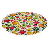 フルーツカラフルパターンデザイン カッティングボード (角)