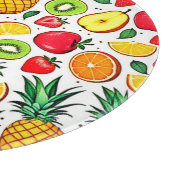 フルーツカラフルパターンデザイン カッティングボード (角)