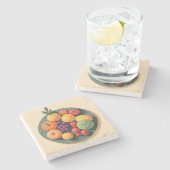 フルーツカラフルフェスタ ストーンコースター (横)