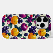 フルーツカラフルメドレーとベ鮮やかリー&柑橘類 Case-Mate iPhoneケース (裏面 (横))