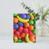 フルーツカラフル型キャンディ ポストカード (スタンド正面)