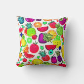 フルーツカラフル果樹園 クッション (正面)