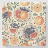 フルーツガーデン地中海のストーンコースター ストーンコースター (正面)