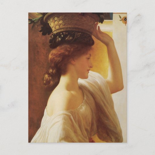 フルーツガールのかご ポストカード (正面)