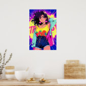 フルーツガールアートポスター ポスター (キッチン)