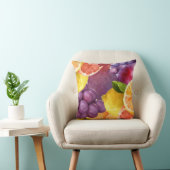 フルーツキイタリアンッチンプリント | 水彩柑橘類 クッション (椅子)