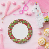 フルーツキッチンパターン ペーパープレート (パーティー)