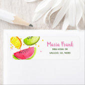 フルーツキッドパーティー誕生日リターンラベル ラベル (インサイチュ)