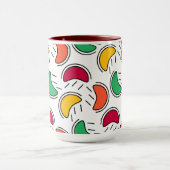 フルーツキャンディの形状パターン マグカップ (中央)