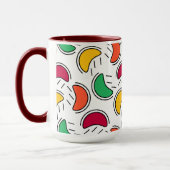 フルーツキャンディの形状パターン マグカップ (左)