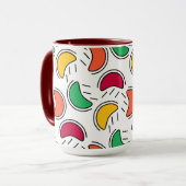 フルーツキャンディの形状パターン マグカップ (正面左)