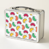 フルーツキャンディの形状パターン メタルランチボックス (裏面)