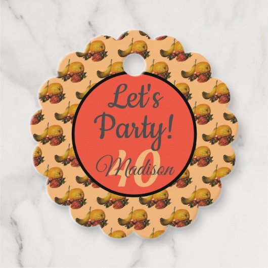 フルーツギフト/メッセージカード フェイバータグ (正面)