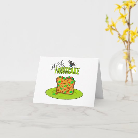 フルーツケおもしろいーキカード カード (黄色い花)