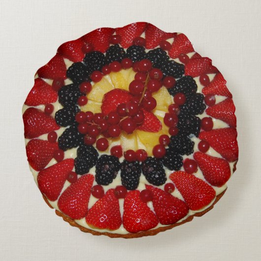 フルーツケーキ枕 ラウンドクッション (裏面)
