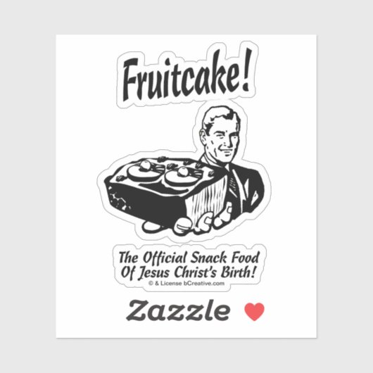 フルーツケーキ!イエス様の誕生 シール (シート)