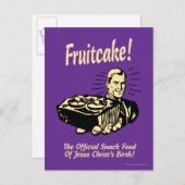 フルーツケーキ！イエス様の誕生 ポストカード (正面/裏面)
