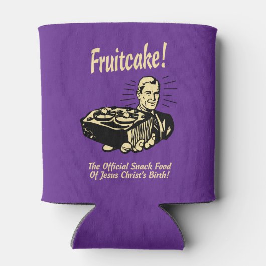 フルーツケーキ！イエス様の誕生 缶クーラー (裏面)