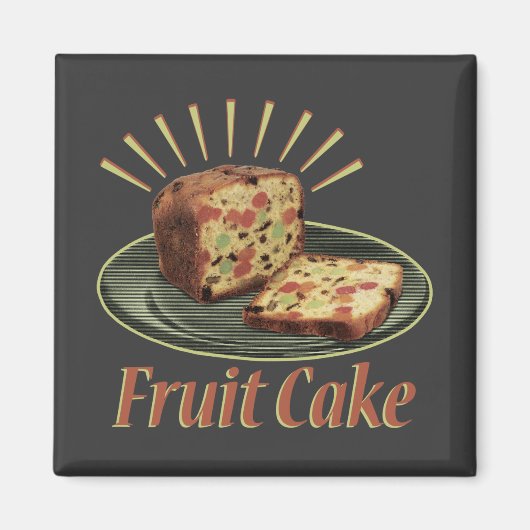 フルーツケーキ フルーツケーキ マグネット (正面)